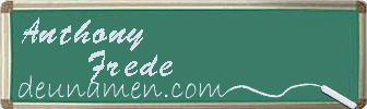 Anthony Frede Visitenkarte